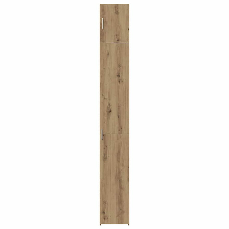 vidaXL Karcsú tárolószekrény kézműves tölgy 30 x 42.5 x 225 cm Faanyag
