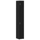 vidaXL Polcos tárolószekrény Fekete Tölgy 30 x 42,5 x 225 cm