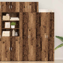 vidaXL Tárolószekrény 2 pcs Öreg fa 70 x 42,5 x 225 cm