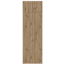 vidaXL Tárolószekrény kézműves tölgy 70 x 42,5 x 225 cm Faanyag