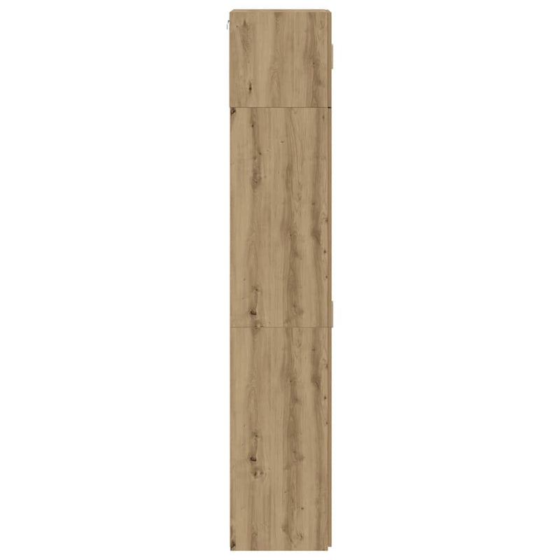 vidaXL Tárolószekrény kézműves tölgy 70 x 42,5 x 225 cm Faanyag