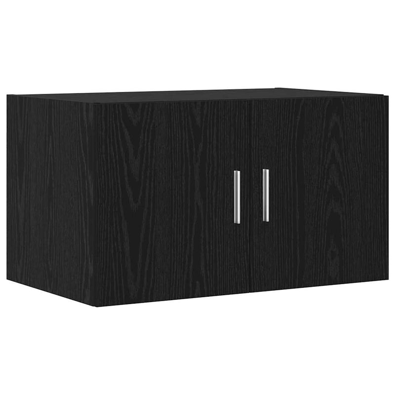 vidaXL Tárolószekrény Musta tammi 70 x 42,5 x 225 cm Faanyag