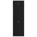 vidaXL Tárolószekrény Musta tammi 70 x 42,5 x 225 cm Faanyag