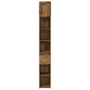 vidaXL Tárolószekrény fiókkal 2 pcs Öreg fa 30 x 42,5 x 225 cm