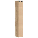 vidaXL Tárolószekrény fiókkal 2 pcs Artisan tölgy 30 x 42,5 x 225 cm
