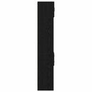 vidaXL Tárolószekrény fiókkal 2 pcs Fekete tölgy 30 x 42,5 x 225 cm