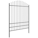 vidaXL Kerti Kerítés 2 pcs Szürke 170 x 225 cm Porszórt acél