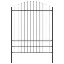 vidaXL Kerti Kerítés 2 pcs Szürke 170 x 225 cm Porszórt acél