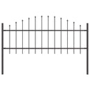 vidaXL Kerti Kerítés Szürke 850 x 75 cm Porszórt acél