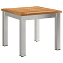 vidaXL Napozónyugágy 3-személy 3 pcs Barna 200x60x88cm Tömör akácfa