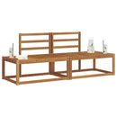 vidaXL Kültéri kanapé szett 2 pcs Természetes 182,5 x 63 x 73 cm