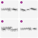 vidaXL Kültéri kanapé szett 8 pcs Természetes Tömör Akácfa