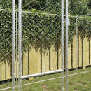 vidaXL Kutyaketrec Ezüst 600 x 200 x 200 cm Horganyzott acél