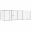 vidaXL Kutyaketrec Ezüst 600 x 200 x 200 cm Horganyzott acél