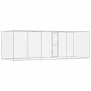 vidaXL Kutyaketrec Ezüst 600 x 200 x 256 cm Horganyzott acél