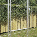 vidaXL Kutyaketrec Ezüst 600 x 200 x 200 cm Horganyzott acél