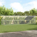 vidaXL Csirkeketrec Ezüst 800 x 200 x 198.5 cm Horganyzott acél