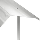 vidaXL Kémény Felszerelés Ezüst 60 x 60 x 38 cm Rozsdamentes acél