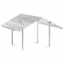 vidaXL Kémény Felszerelés Ezüst 60 x 60 x 38 cm Rozsdamentes acél