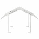 vidaXL Kémény Felszerelés Ezüst 60 x 60 x 38 cm Rozsdamentes acél