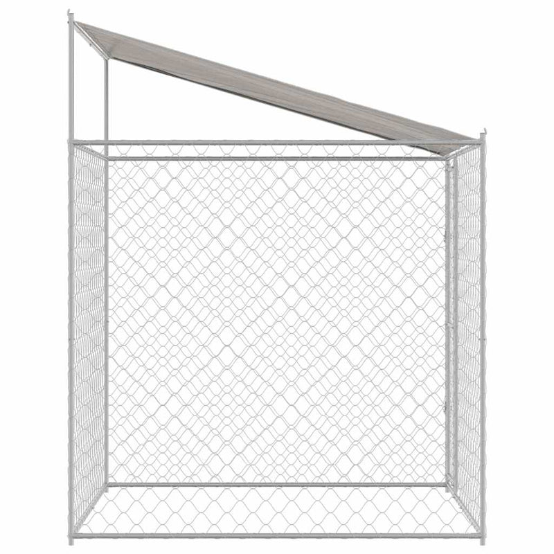 vidaXL Kutyaketrec 200 x 200 x 258 cm Acél és PE