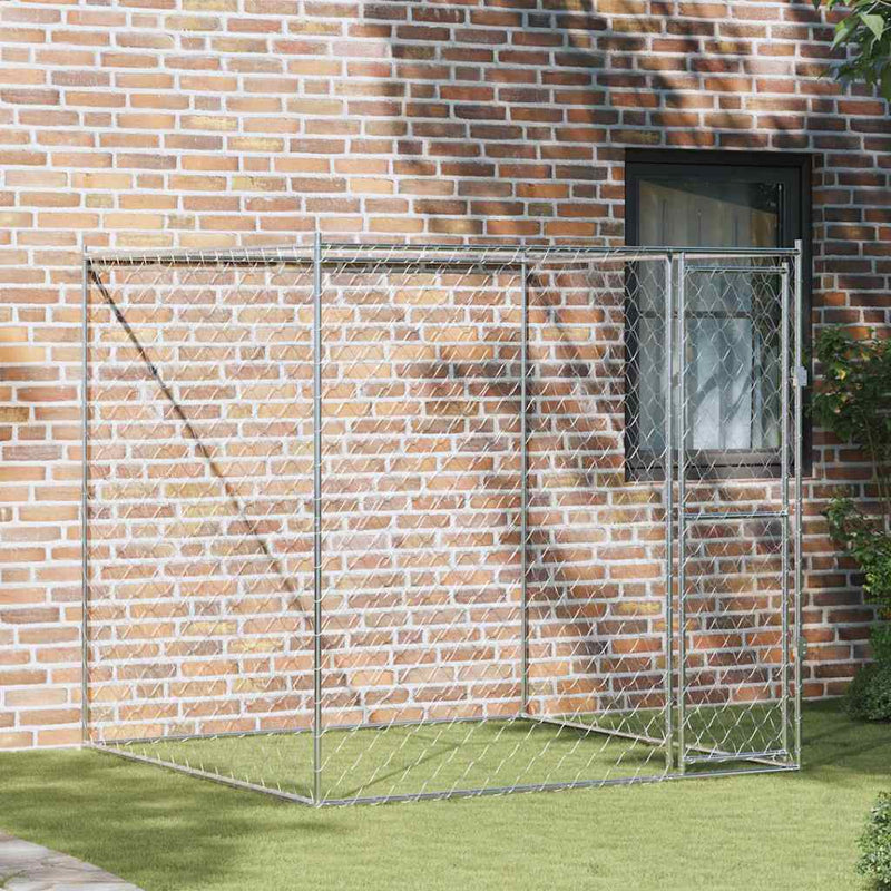 vidaXL Kutyaketrec 2 x 2 x 2 m Acél