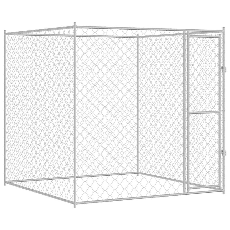 vidaXL Kutyaketrec 2 x 2 x 2 m Acél