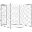 vidaXL Kutyaketrec Ezüst 200 x 200 x 200 cm Horganyzott acél