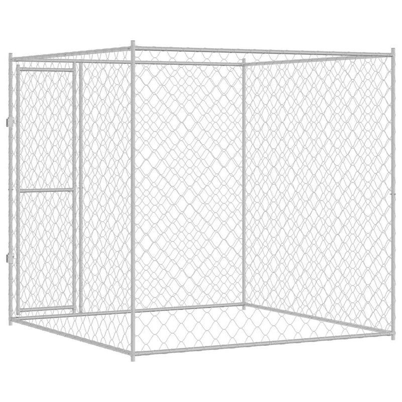 vidaXL Kutyaketrec 2 x 2 x 2 m Acél