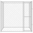 vidaXL Kutyaketrec Ezüst 200 x 200 x 200 cm Horganyzott acél