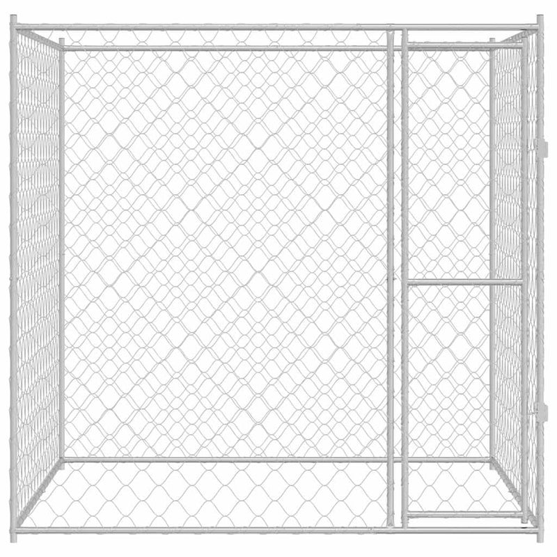 vidaXL Kutyaketrec 2 x 2 x 2 m Acél