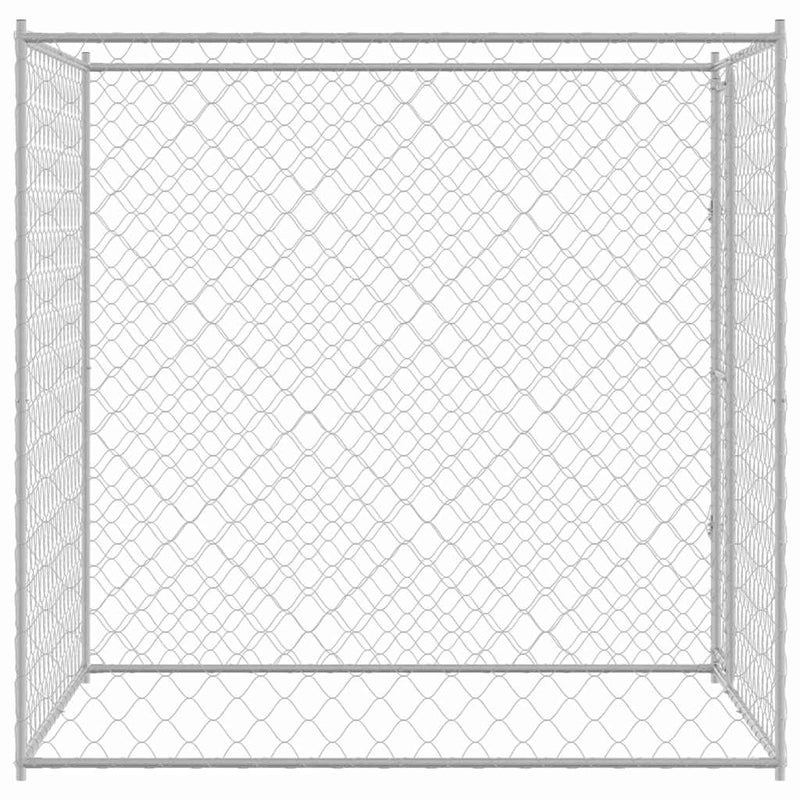 vidaXL Kutyaketrec 2 x 2 x 2 m Acél