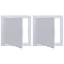 vidaXL Hozzáférési Panelek 2 pcs Fehér 15 x 15 cm ABS Műanyag