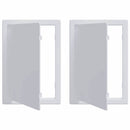 vidaXL Hozzáférési Panelek 2 pcs Fehér 15 x 23 cm ABS Műanyag