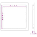 vidaXL Hozzáférési Panelek Fehér 30 x 30 cm ABS Műanyag