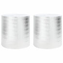 vidaXL Radiátor hővisszaverő fólia 2 pcs Ezüst 25 x 0,5 m Polietilén