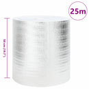 vidaXL Radiátor hővisszaverő fólia 2 pcs Ezüst 25 x 0,5 m Polietilén