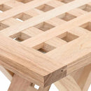 vidaXL Dohányzóasztal Barna 33 x 33 x 40,5 cm Masszív diófa