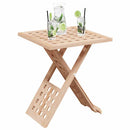 vidaXL Dohányzóasztal Barna 33 x 33 x 40,5 cm Masszív diófa