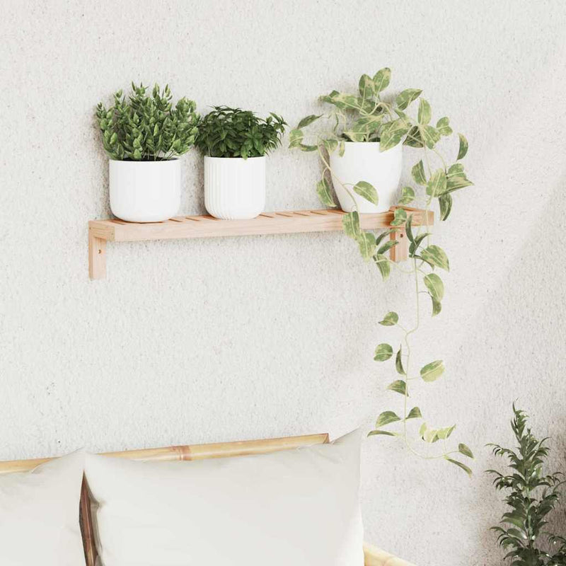 vidaXL Fali akasztós rács Bézs 62 x 10 x 12.5 cm Tömör diófa