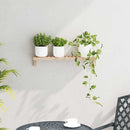 vidaXL Fali akasztós rács Természetes 62 x 10 x 12,5 cm Masszív diófa