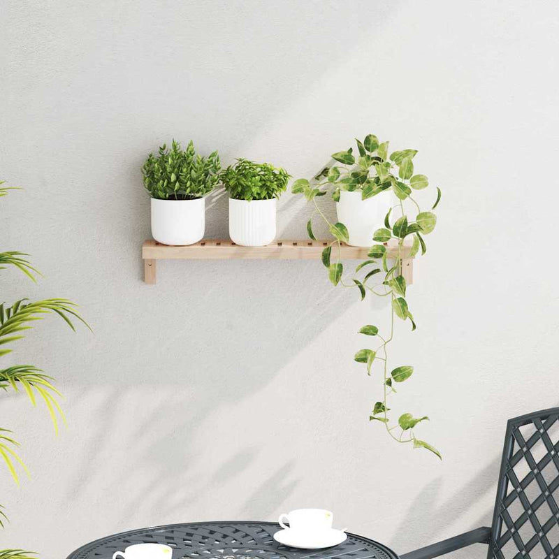 vidaXL Fali akasztós rács Bézs 62 x 10 x 12.5 cm Tömör diófa