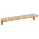 vidaXL Fali akasztós rács Természetes 62 x 10 x 12,5 cm Masszív diófa