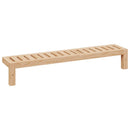 vidaXL Fali akasztós rács Természetes 62 x 10 x 12,5 cm Masszív diófa