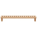 vidaXL Fali akasztós rács Természetes 62 x 10 x 12,5 cm Masszív diófa