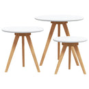 vidaXL Dohányzóasztal Barna 50 x 50 x 46 cm Tömör diófa