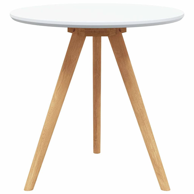 vidaXL Dohányzóasztal Barna 50 x 50 x 46 cm Tömör diófa