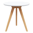 vidaXL Dohányzóasztal Barna 50 x 50 x 46 cm Tömör diófa