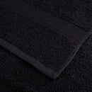 vidaXL Vendégtörölköző SOLUND 25 pcs Fekete 100 x 150 cm 550 gsm