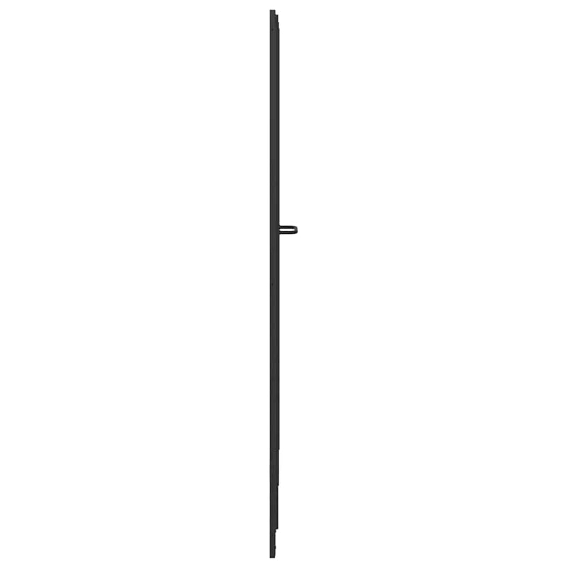 vidaXL Zuhanyfal Egyéb Fekete 168 x 140 cm Alumínium